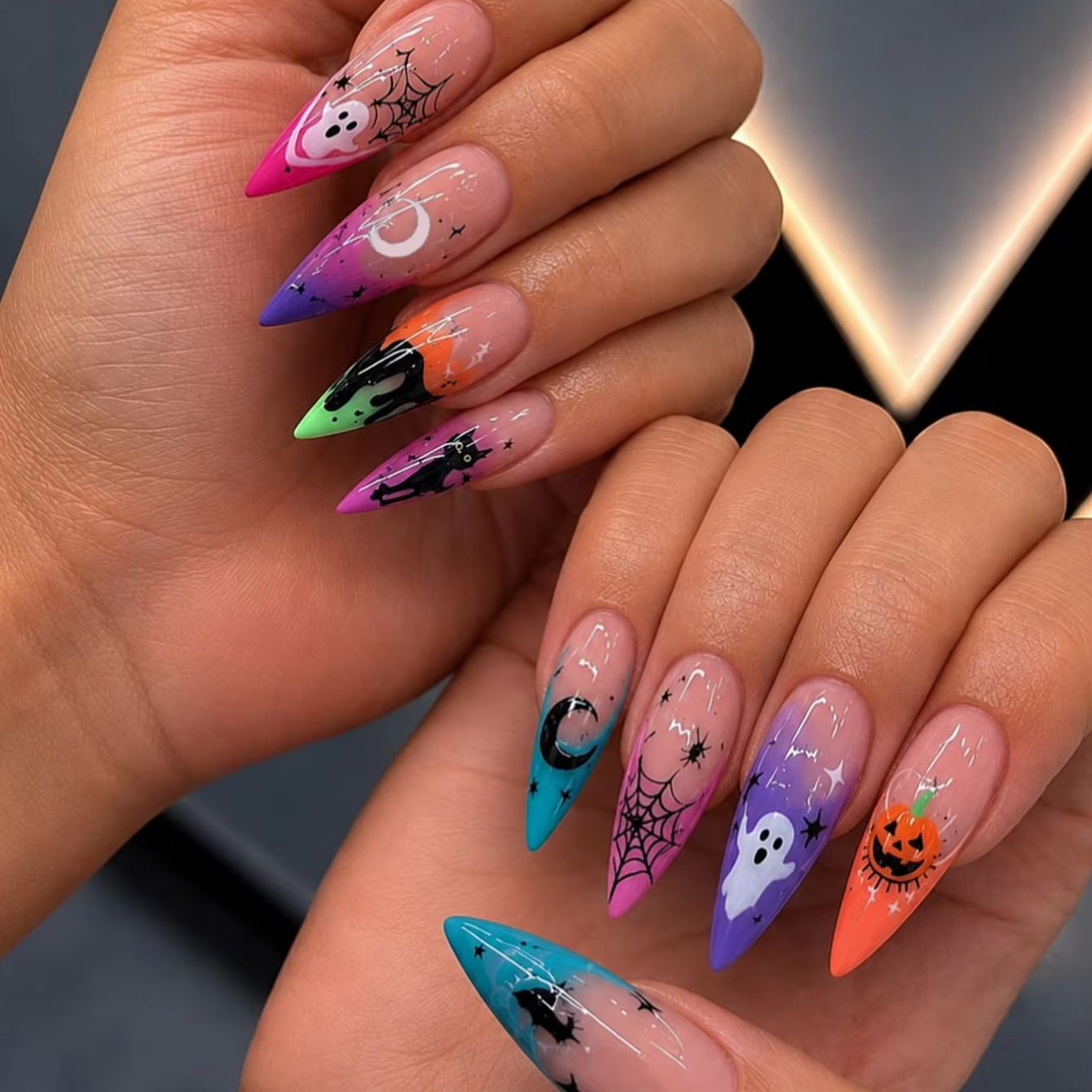 Cosplay Bat Prop - Fake Nails Halloween Bat Press on