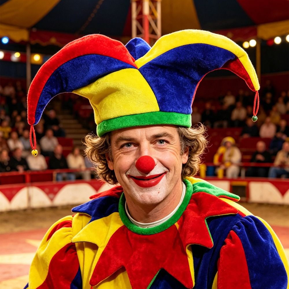 Cap Prop Multicolor Clown Hat  - Cosplay Prop Designer review and price
