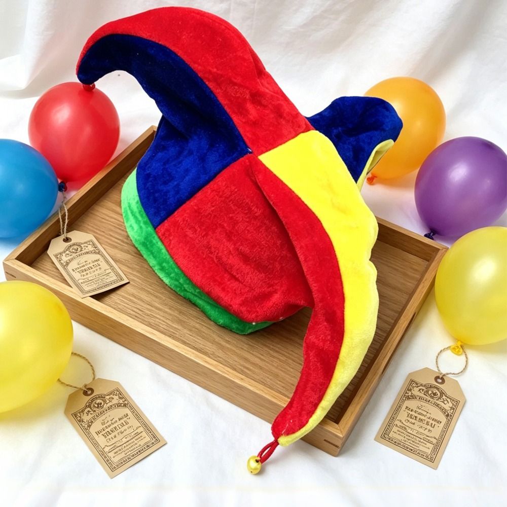 Cap Prop Multicolor Clown Hat  - Cosplay Prop Designer review and price