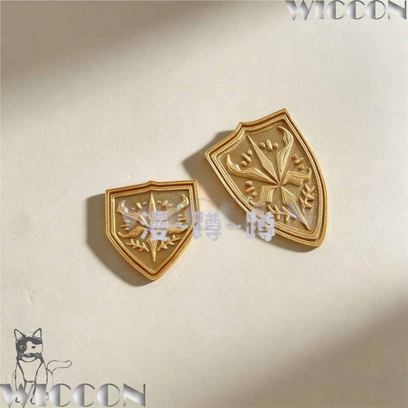 Golden school emblem tsukinomo - Cosplay Prop 3D Print Settings review and price