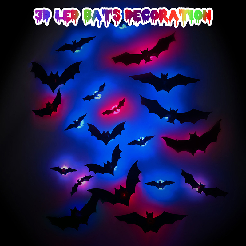 Halloween 3D Stereo LED Flash  - Cosplay Bat Prop review and price