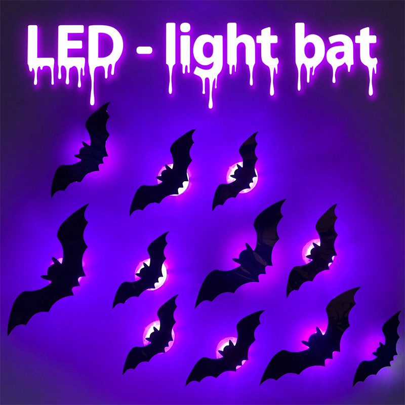 Halloween 3D Stereo LED Flash  - Cosplay Bat Prop review and price